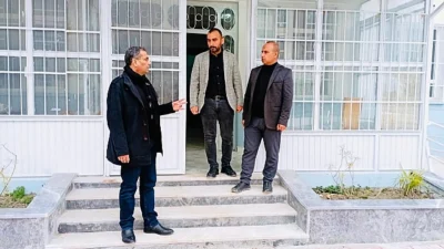 Antakya İlçe Milli Eğitim Müdürü Ahmet Tecimen ve Şube Müdürü