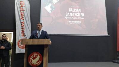 Hatay Valisi Mustafa Masatlı, 10 Ocak Çalışan Gazeteciler Günü dolayısıyla