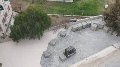 Hatay’ın Altınözü ilçesinde, yolların daha modern ve estetik bir görünüme