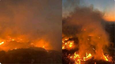 Hatay’ın Samandağ ilçesinde boş arazide çıkan yangın, itfaiye ekiplerinin hızlı
