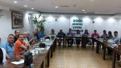 Hatay'da çevre ve doğa dostları, yaşam hakkı mücadelesi için bir