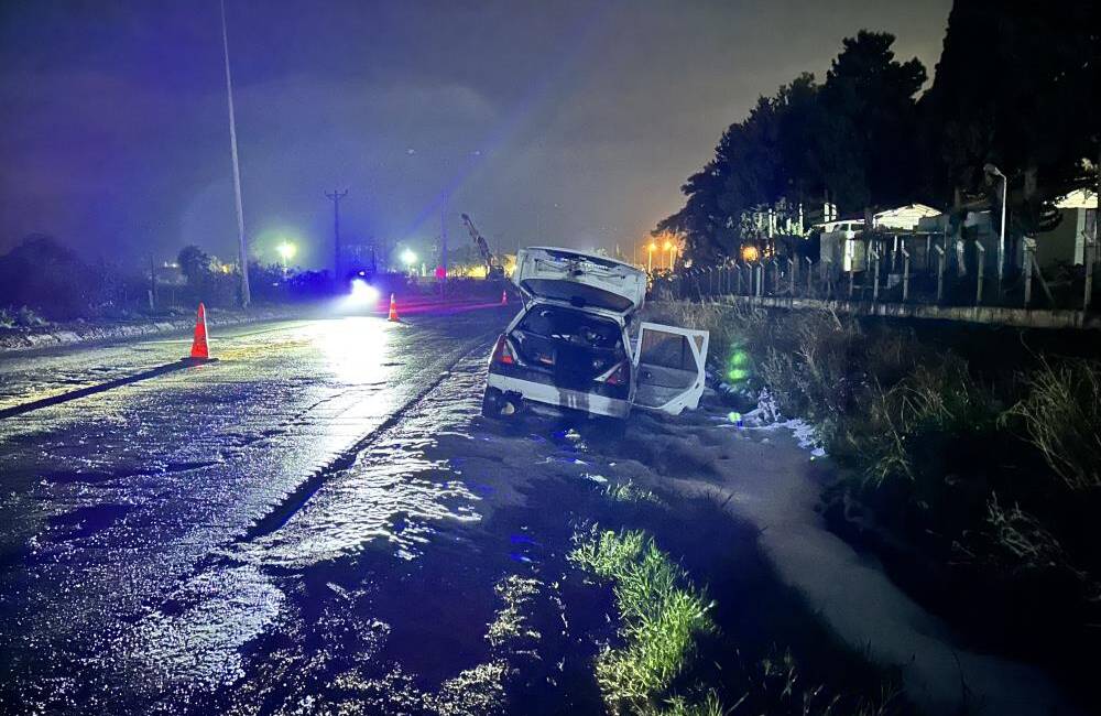 İskenderun’un Akçay Mahallesi mevkiinde, gece saatlerinde seyir halindeki bir otomobilde