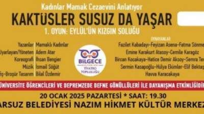   Bilgece Tiyatro Topluluğu, kadınların hikayelerini ve dayanışma ruhunu sahneye