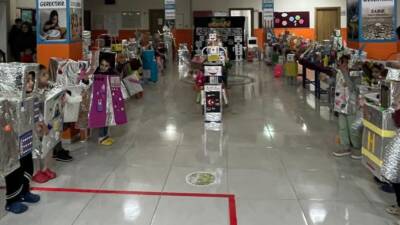 Antakya'da, Şehit İlker Uylaş İlkokulu öğrencileri, Yaşam Becerileri Projesi kapsamında