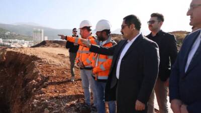 Hatay Valisi Mustafa Masatlı, İskenderun’da yapımına başlanan 600 Yataklı Devlet