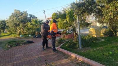 Samandağ Belediye Başkanı Emrah Karaçay, ilçede süren park ve bahçe