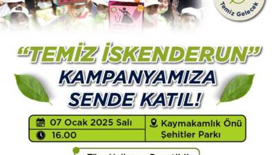 Hatay’ın İskenderun ilçesinde, çevre temizliğine yönelik anlamlı bir adım atılacak.