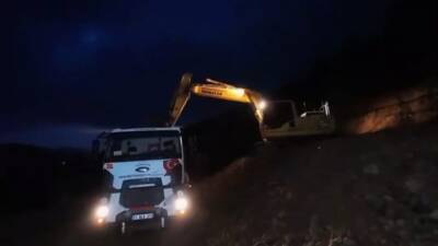 Hatay Büyükşehir Belediyesi, Serinyol-Madenli bağlantı yolunda gerçekleştirdiği yoğun çalışmalarla, ulaşımı