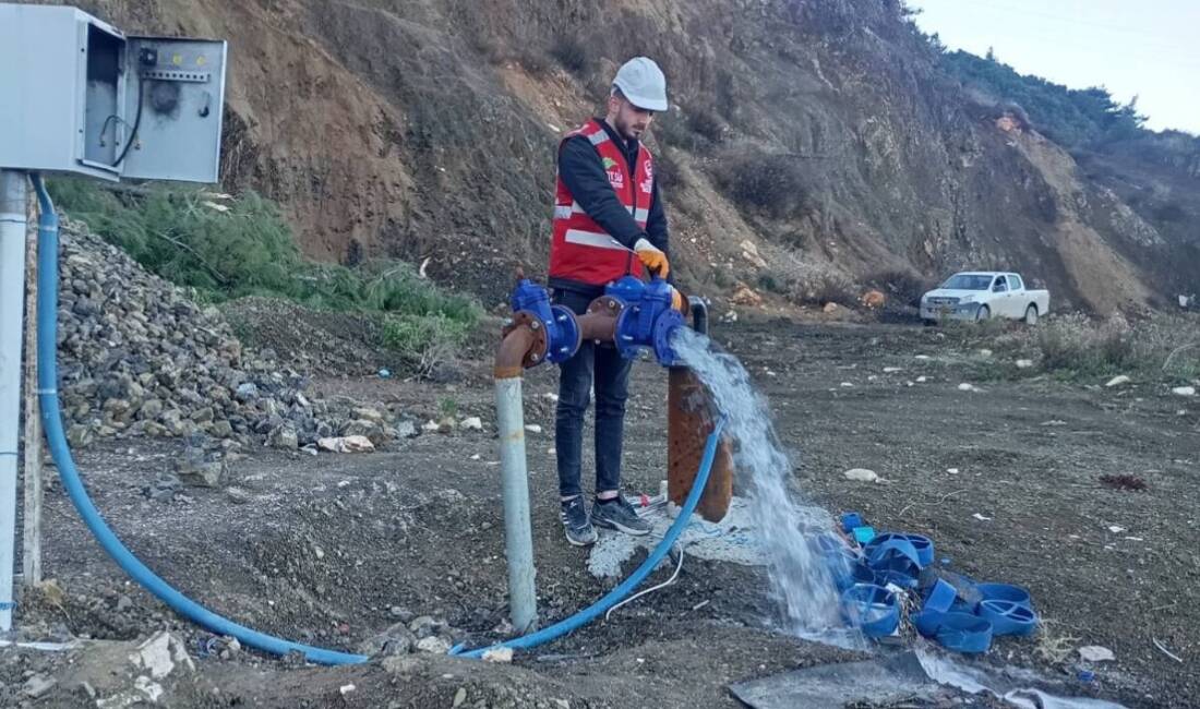 Hatay Büyükşehir Belediyesi (HBB), il genelinde vatandaşların su sorunlarını çözmek