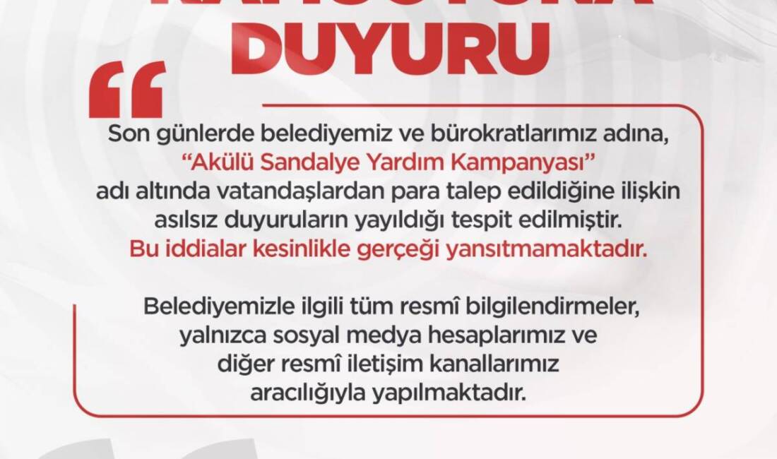 Hatay Büyükşehir Belediyesi, "Akülü Sandalye Yardım Kampanyası" adı altında yapılan