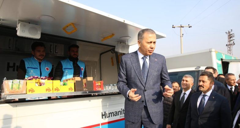 Türkiye Diyanet Vakfı Hatay Şubesi’ne ait mobil ikram aracı, İçişleri