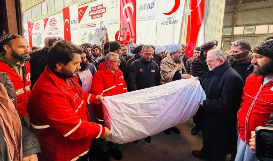 Afet ve Acil Durum Yönetimi Başkanlığı (AFAD) koordinasyonunda hazırlanan insani