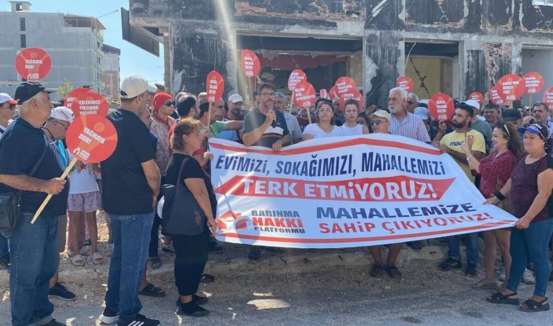 Hatay'ın Defne ilçesi Turunçlu Mahallesi'nde 23 ay sonra uygulamaya konulan