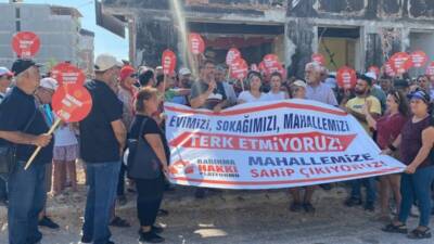 Hatay'ın Defne ilçesi Turunçlu Mahallesi'nde 23 ay sonra uygulamaya konulan