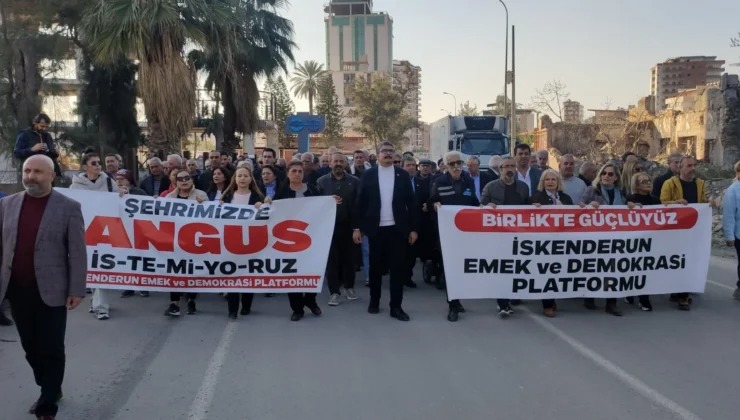 İskenderun Emek ve Demokrasi Platformu, Latin Amerika’dan yapılan angus sevkiyatına