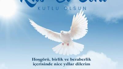 Hatay Büyükşehir Belediye Başkanı Mehmet Öntürk, Ras-el Seni Bayramı dolayısıyla