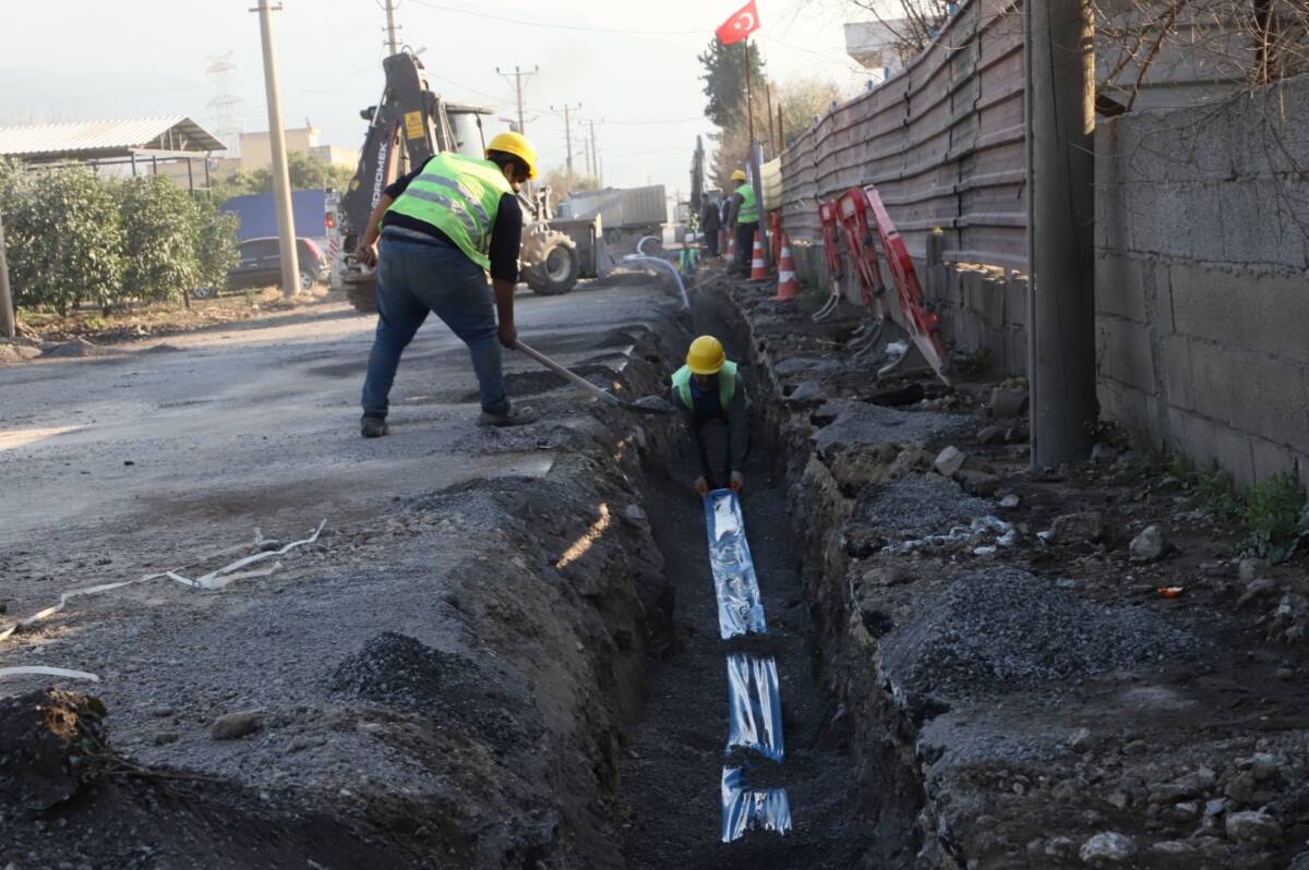 Dörtyol ilçesinde içme suyu altyapısı güçlendiriliyor. HATSU’nun hayata geçirdiği projeyle