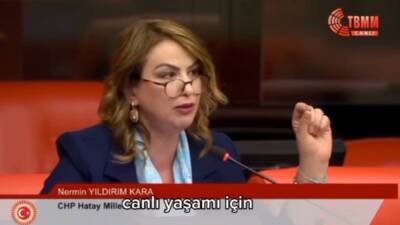 CHP Hatay Milletvekili Nermin Yıldırım Kara, Çöğürlü Mahallesi'ndeki kalker ocağını