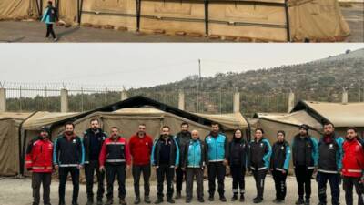Hatay İl Sağlık Müdürlüğü’ne bağlı Ulusal Medikal Kurtarma Ekibi (UMKE),