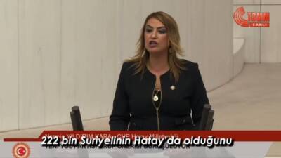 CHP Hatay Milletvekili Nermin Yıldırım Kara, Türkiye Büyük Millet Meclisi’nde