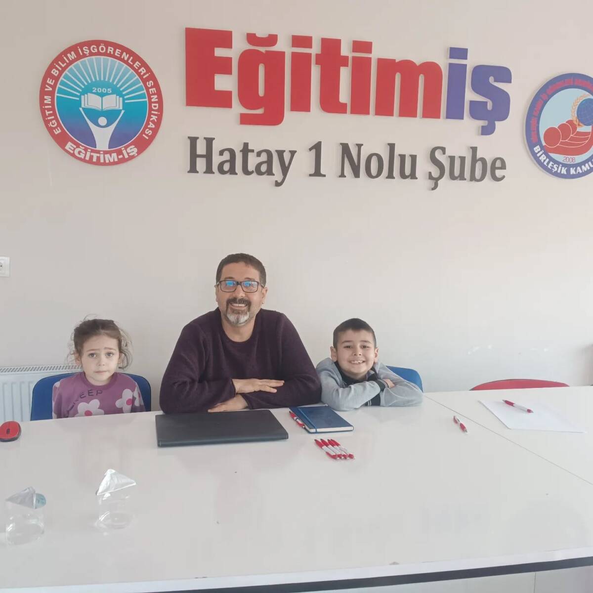 Antakyalı öğretmen ve Hatay Eğitim-İş Sendikası Şube Başkanı Edip Hizmetçi’nin