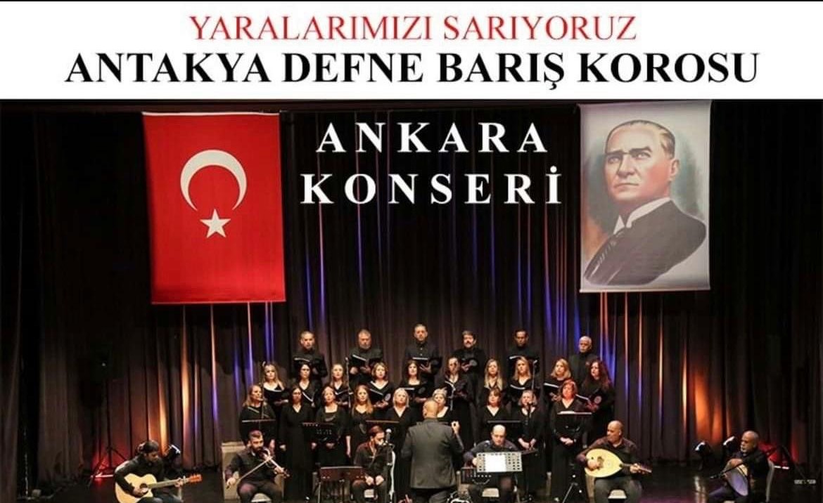 Antakya Aalen Kültür Derneği korosu, başkent Ankara’da ücretsiz bir konser