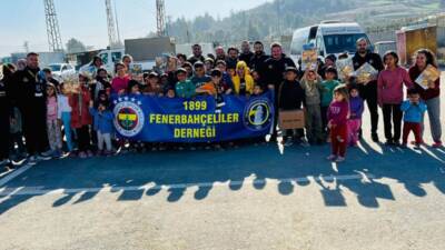 1899 Fenerbahçeliler Derneği, Hatay’daki 6 Şubat depreminin yaralarını sarma çabalarına