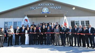 Antakya Ticaret Borsası (ATB), deprem sonrası yıkılan binasının yerine yapılan