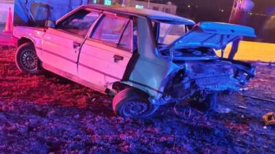 Hatay’ın Antakya ilçesinde Antakya-Reyhanlı yolu üzerindeki Madenboyu Mahallesi kavşağında meydana
