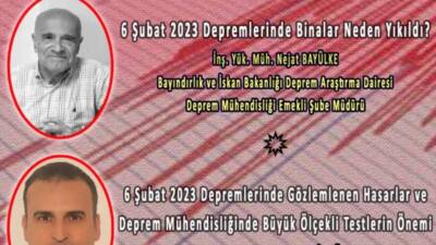 TMMOB İnşaat Mühendisleri Odası Hatay Şubesi, 6 Şubat 2023 tarihlerinde