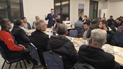 Hassa Kaymakamlığı, şehit aileleri için özel bir yemek programı düzenledi.