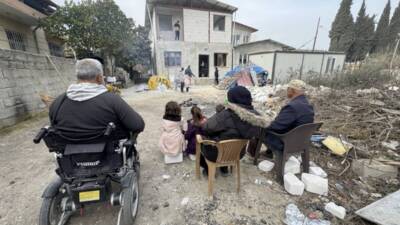 Hatay’ın Antakya ilçesinin Maşuklu Mahallesi’nde, 6 Şubat 2023 Kahramanmaraş merkezli
