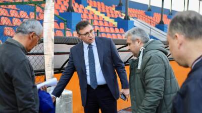 İskenderun Belediye Başkanı Mehmet Dönmez, 5 Temmuz’da oynanacak İskenderunspor-Trabzonspor karşılaşması