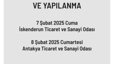 Hatay’da yaşanan büyük depremin ardından bölgenin ekonomik restorasyonu ve yeniden