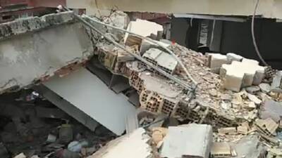 Hatay’ın Narlıca Mahallesi’nde, Kahramanmaraş merkezli depreme ailesiyle birlikte yakalanan Suriyeli