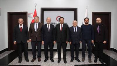 İskenderun Organize Sanayi Bölgesi (OSB) heyeti, İskenderun Teknik Üniversitesi’ne (İSTE)