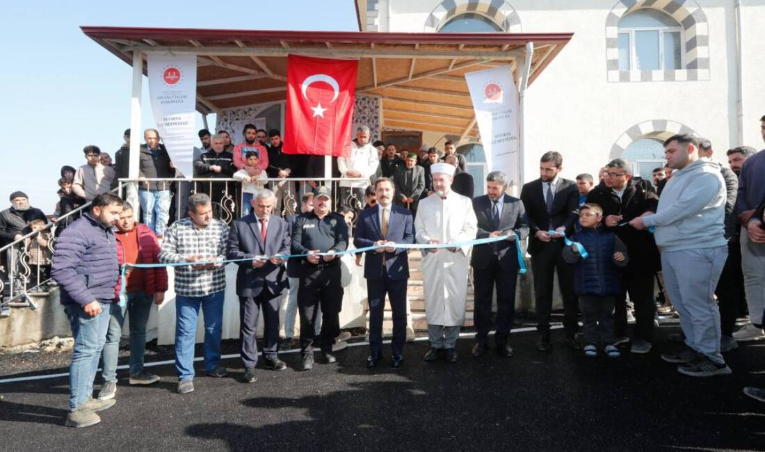 Hatay’ın Antakya ilçesine bağlı Üzümdalı Mahallesi’nde yapımı tamamlanan Muhammed-ül Emin