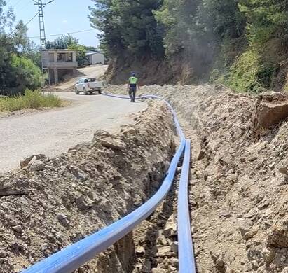 Hatay Büyükşehir Belediyesi'ne bağlı HATSU, kaptaj çalışmaları ile doğal kaynak