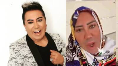 Sosyal medya fenomeni Murat Övüç, uçakta başörtüsü taktığı anları paylaştığı