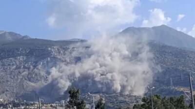 Hatay’da bir taş ocağında meydana gelen patlama çevrede paniğe neden