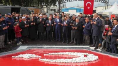 6 Şubat depremlerinin ikinci yıl dönümü kapsamında Hatay’a gelen Milli