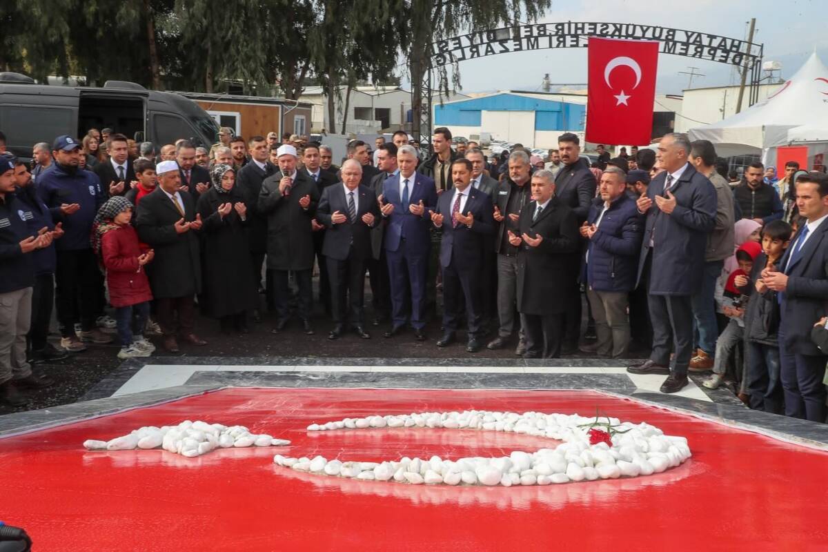 6 Şubat depremlerinin ikinci yıl dönümü kapsamında Hatay’a gelen Milli