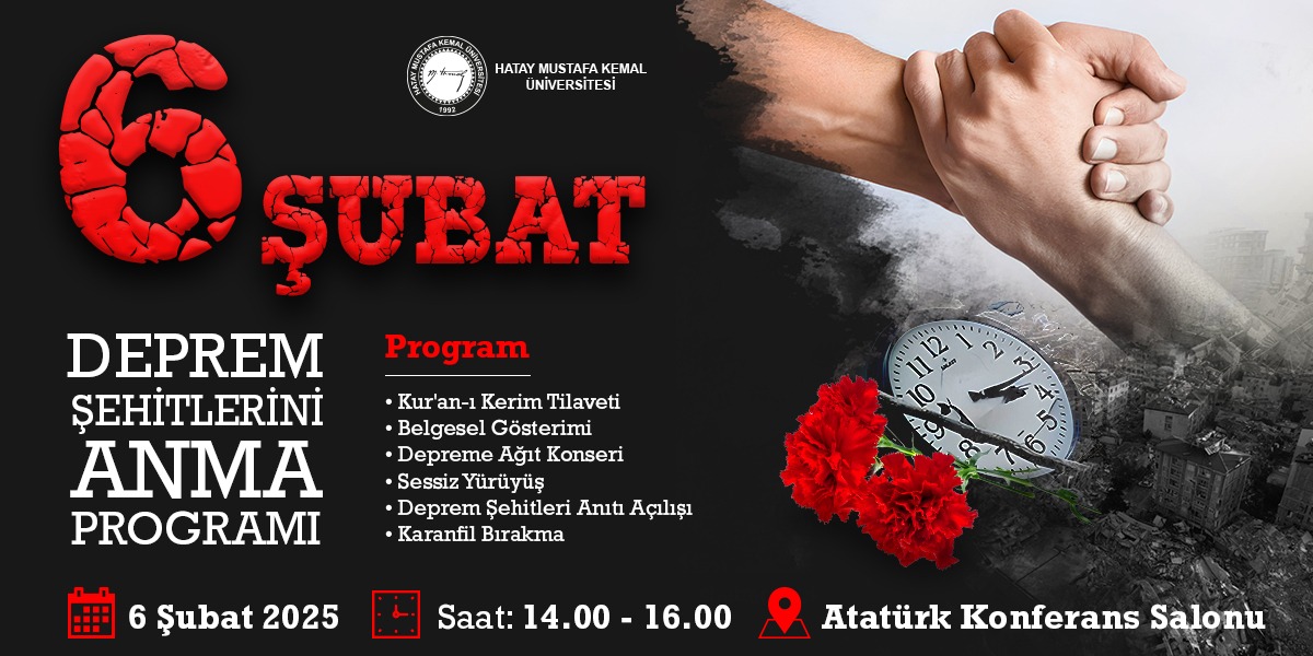 Hatay, 6 Şubat 2023 tarihinde yaşanan büyük felaketin ardından, "Asrın