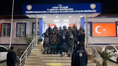 Hatay Emniyet Müdürlüğü ekipleri, göçmen kaçakçılığına yönelik gerçekleştirdiği operasyonda 31