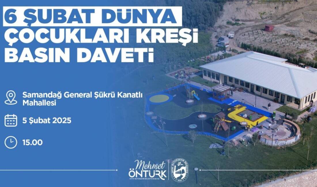 Hatay Büyükşehir Belediyesi, 6 Şubat depremlerinin yıldönümünde çocuklar için özel