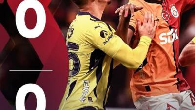 Süper Lig’in 25. haftasında Galatasaray ile Fenerbahçe, büyük derbide kozlarını