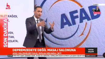 Hatay’da ortaya atılan AFAD malzemelerinin fuhuş yapılan bir işletmede kullanıldığı