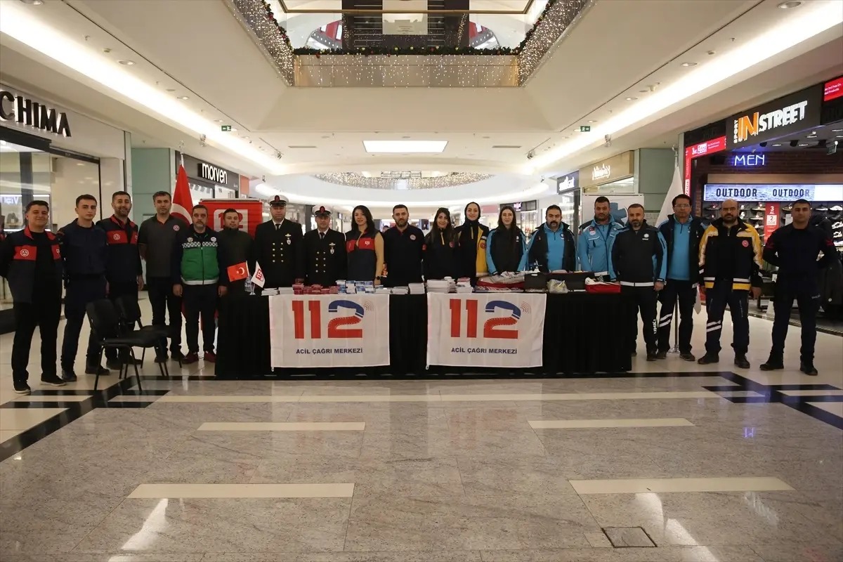 Hatay’ın İskenderun ilçesinde düzenlenen “Avrupa 112 Günü” etkinliği, acil sağlık