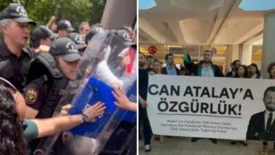 Ankara Adliyesi’nde Can Atalay için eylem yapan 13 avukat hakkında