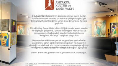 Depremin ikinci yılında sanatla dayanışma: "Rengimiz Antakya" sergisi Ankara'da açılıyor